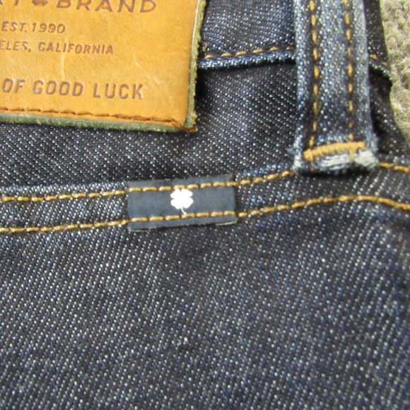 Lucky Brand Jeans Mens 42x32 Blue 410 Athletic Slim Stretch Denim Dark Wash - Picture 10 of 15